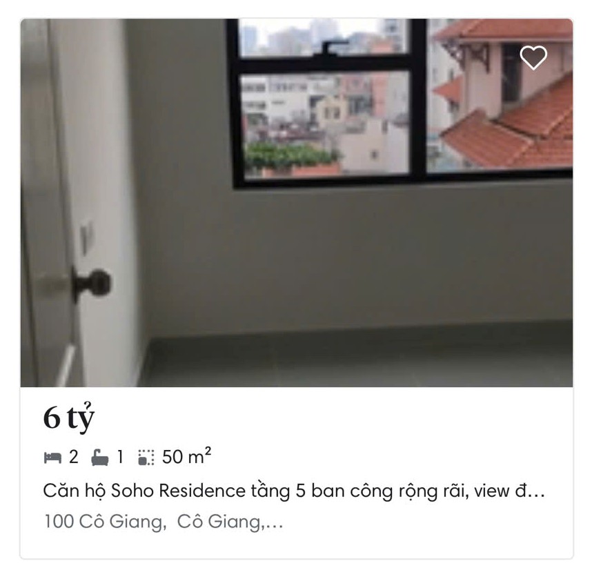 Căn Hộ Soho Residence